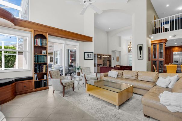 Interior, Kitchen, Living room, Recessed Lighting