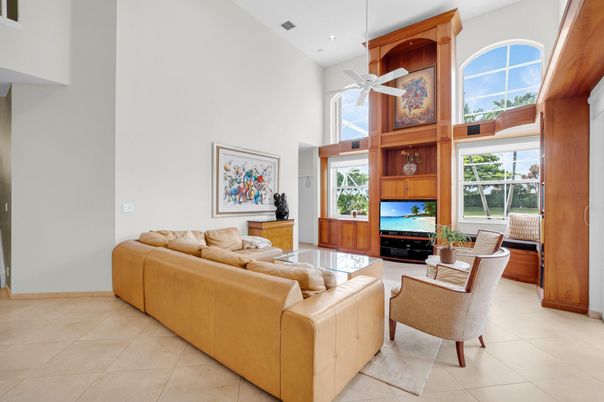 Interior, Living room, Recessed Lighting
