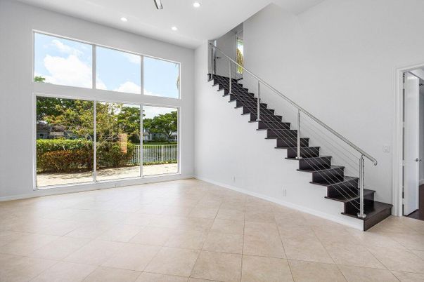 Empty room, Interior, Recessed Lighting
