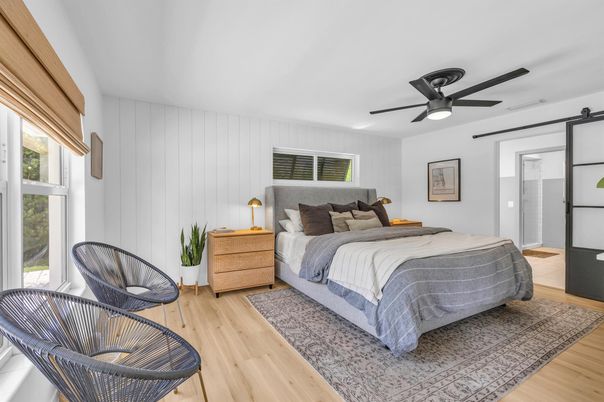 Bedroom, Interior, Wood Texture Flooring