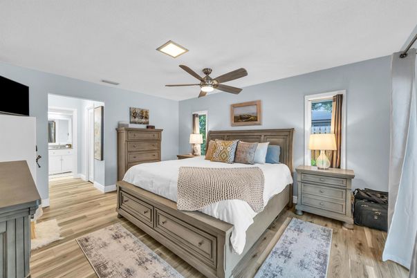 Bedroom, Interior, Wood Texture Flooring