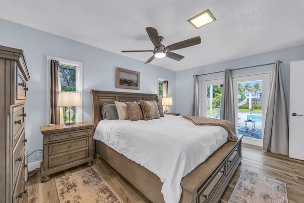 Bedroom, Interior, Wood Texture Flooring