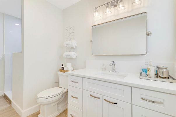 Bathroom, Interior, Wood Texture Flooring