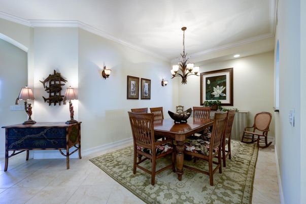 Chandelier, Dining room, Interior, Recessed Lighting