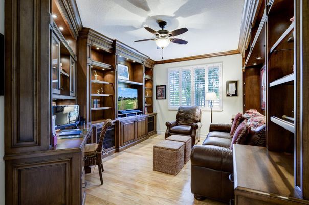 Home Office, Interior, Wood Texture Flooring