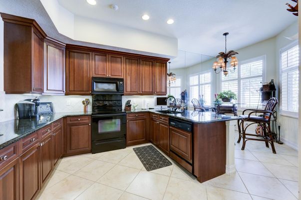 Chandelier, Interior, Kitchen, Recessed Lighting