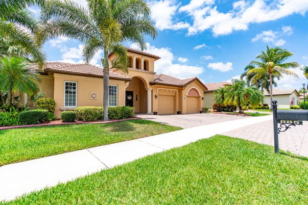 Attached, Backyard, Exterior, Facade, Mediterranean