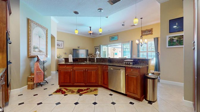 Chandelier, Interior, Kitchen, Pendant Lights