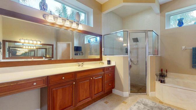 Bathroom, Glass Shower, Interior