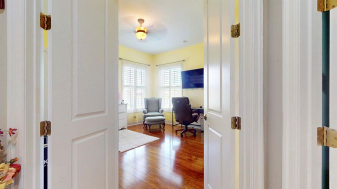 Home Office, Interior, Wood Texture Flooring