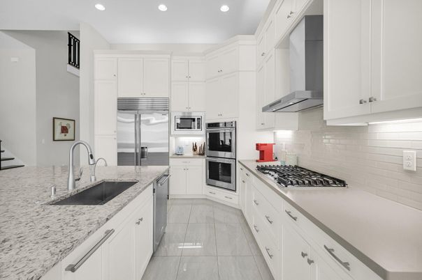 Interior, Kitchen, Recessed Lighting, Stainless Steel Appliances