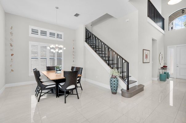 Dining room, Interior, Pendant Lights