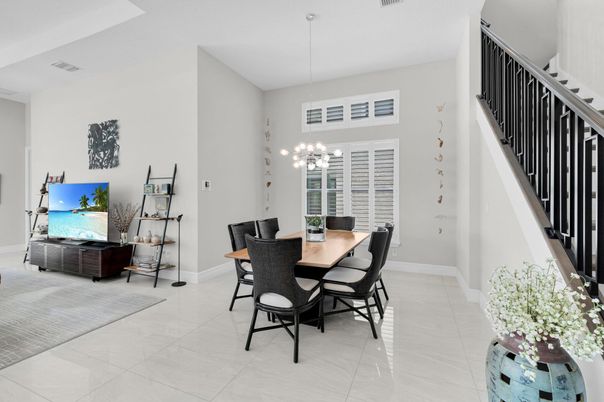 Dining room, Interior, Pendant Lights