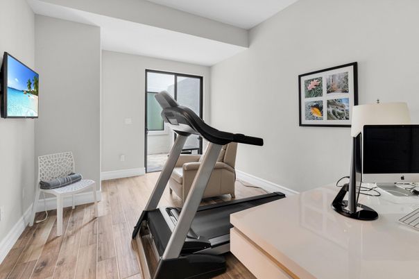 Home Office, Interior, Wood Texture Flooring