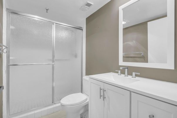 Bathroom, Glass Shower, Interior