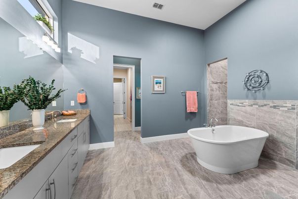 Bathroom, Dual Sink Vanities, Free Standing Baths, Interior