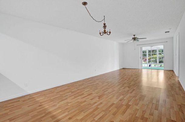 Empty room, Interior, Wood Texture Flooring