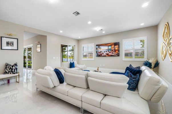 Interior, Living room, Recessed Lighting