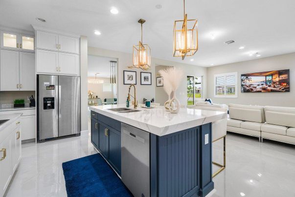 Interior, Kitchen, Living room, Pendant Lights, Recessed Lighting, Stainless Steel Appliances
