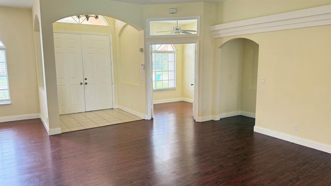 Empty room, Interior, Wood Texture Flooring
