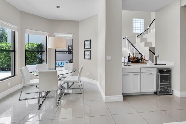 Dining room, Interior, Pendant Lights