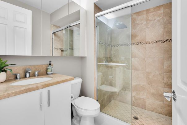 Bathroom, Glass Shower, Interior