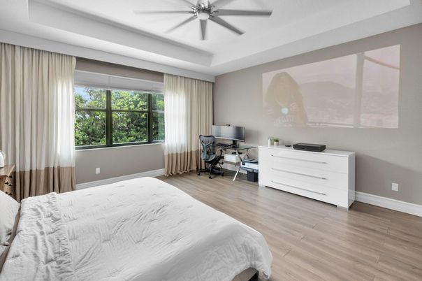 Bedroom, Home Office, Interior, Wood Texture Flooring