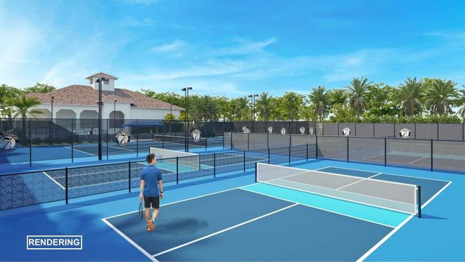 Exterior, Tennis Courts