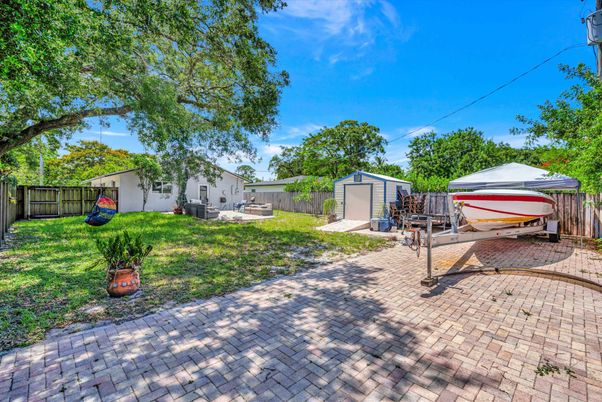 Backyard, Detached Garage, Exterior
