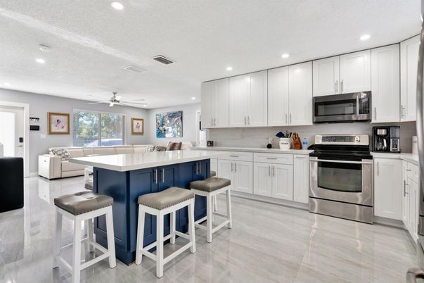 Interior, Kitchen, Recessed Lighting, Stainless Steel Appliances