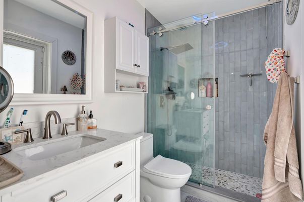 Bathroom, Glass Shower, Interior