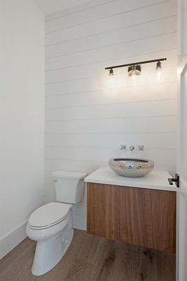 Bathroom, Interior, Wood Texture Flooring