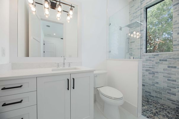 Bathroom, Glass Shower, Interior