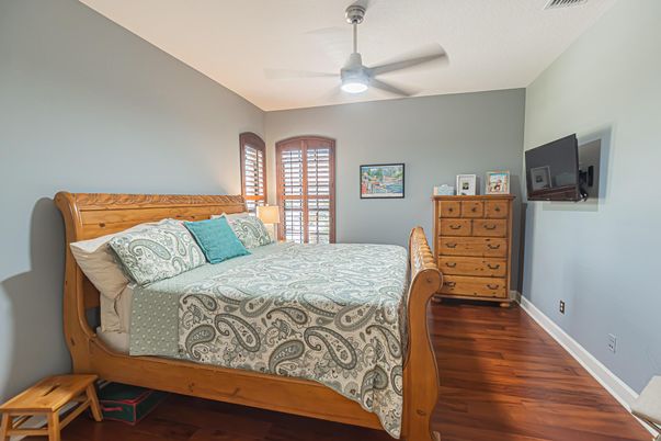 Bedroom, Interior, Wood Texture Flooring
