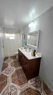 Bathroom, Dual Sink Vanities, Glass Shower, Interior