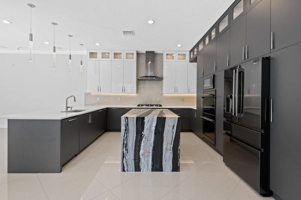 Interior, Kitchen, Pendant Lights, Recessed Lighting