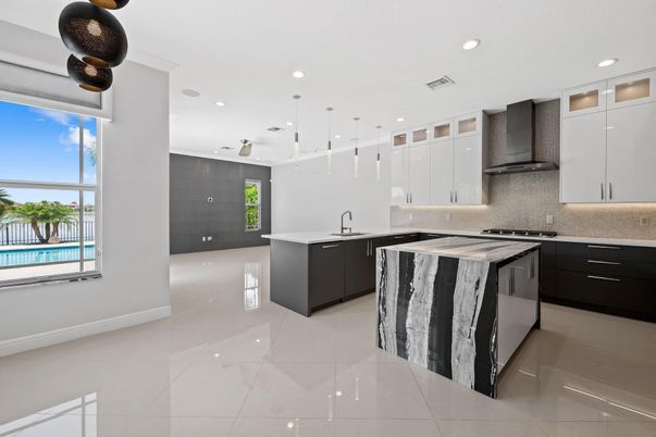 Interior, Kitchen, Pendant Lights, Recessed Lighting, Water