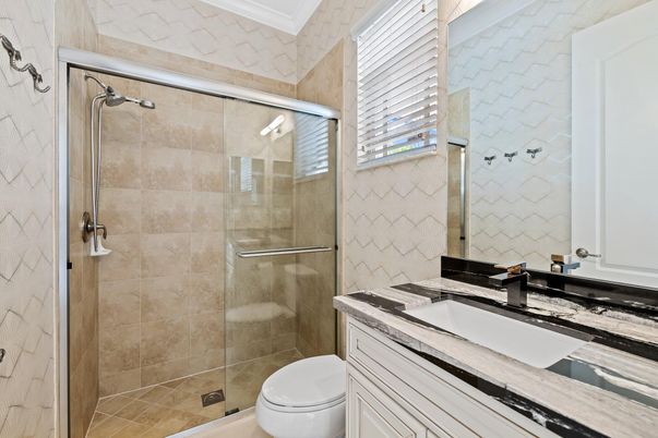 Bathroom, Glass Shower, Interior