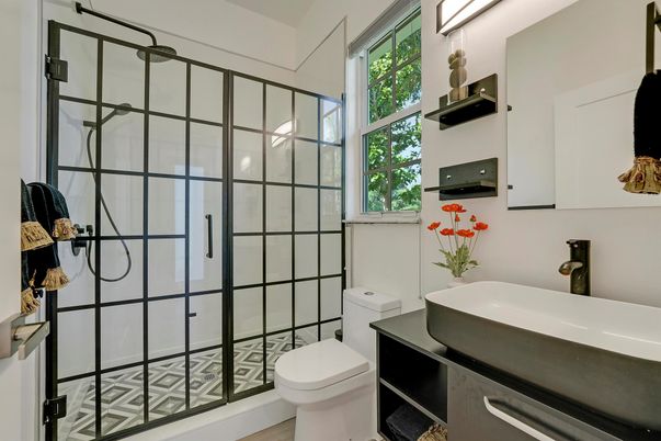Bathroom, Glass Shower, Interior