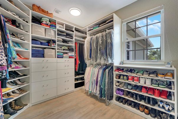 Interior, Recessed Lighting, Walk-in Closets, Wood Texture Flooring