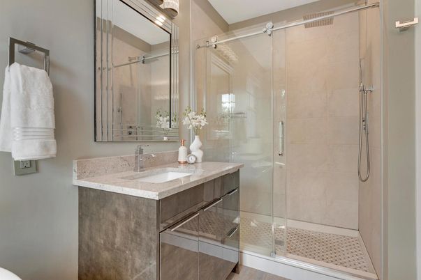 Bathroom, Glass Shower, Interior