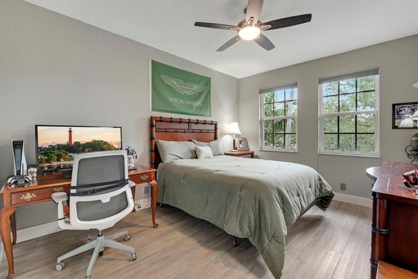 Bedroom, Home Office, Interior, Wood Texture Flooring