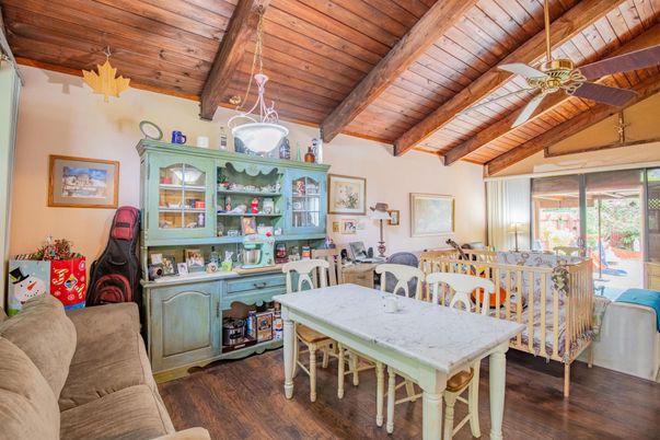 Dining room, Interior, Wooden Beams, Wooden Ceilings, Wood Texture Flooring