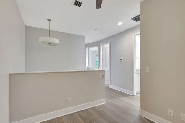 Interior, Pendant Lights, Recessed Lighting, Wood Texture Flooring