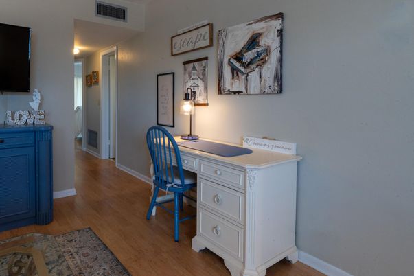 Home Office, Interior, Wood Texture Flooring