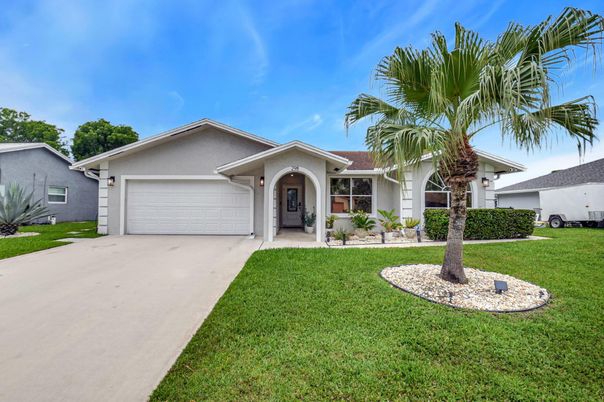 Attached, Backyard, Exterior, Facade, Ranch