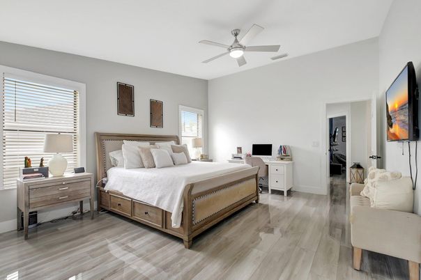 Bedroom, Interior, Wood Texture Flooring