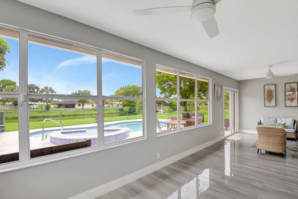 Interior, Sun Room, Wood Texture Flooring