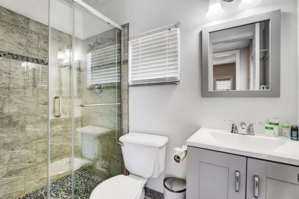 Bathroom, Glass Shower, Interior