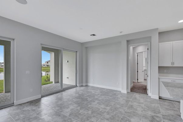 Empty room, Interior, Recessed Lighting